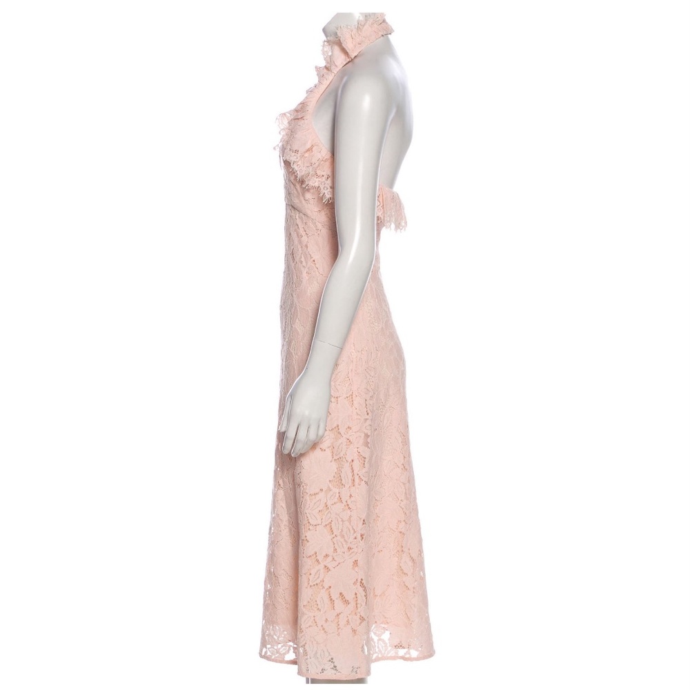 Halter Lace Pattern Dress (Like New) - Picture 11 of 12